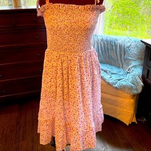 NWT Draper James Floral Smocked Dress Size M
